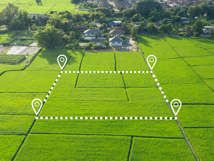 境界や面積を知りたいとき